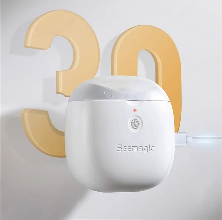 Seemagic Electric Automatic Nail Clipper Pro Infrared Protection Upgrade Cutter Head LED Light Nail Trimmer for Adult & Baby